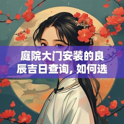 庭院大门安装的良辰吉日查询, 如何选择最佳时机