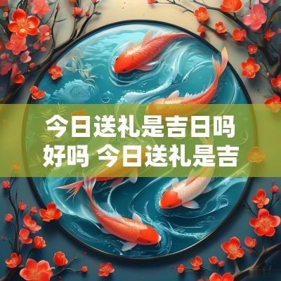 今日送礼是吉日吗好吗 今日送礼是吉日吗好吗女生