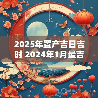 2025年置产吉日吉时 2025年1月最吉利入宅吉时辰
