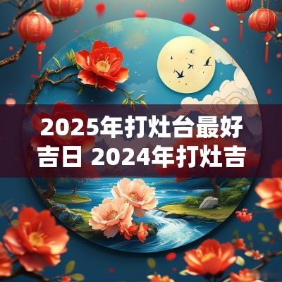 2025年打灶台最好吉日 2025年打灶吉日