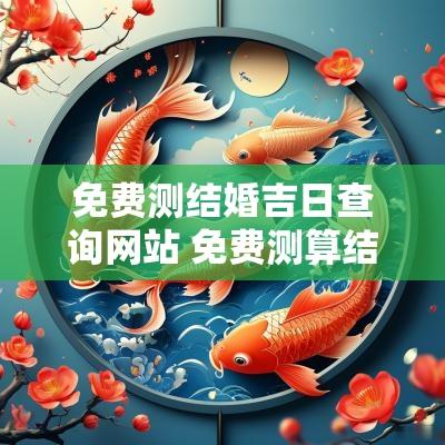 免费测结婚吉日查询网站 免费测算结婚黄道吉日