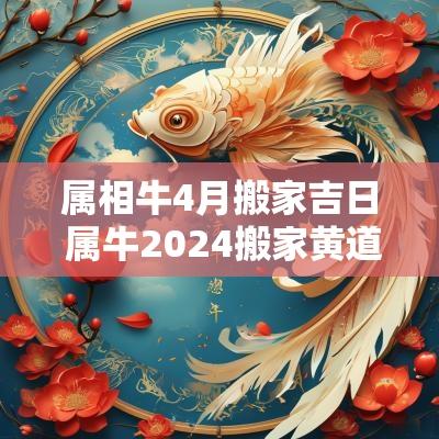 属相牛4月搬家吉日 属牛2025搬家黄道吉日