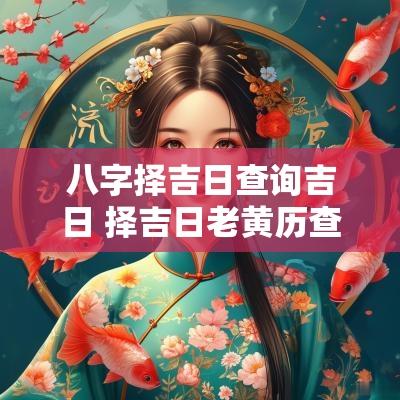 八字择吉日查询吉日 择吉日老黄历查询