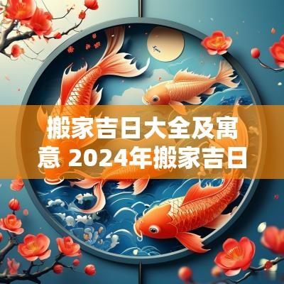 搬家吉日大全及寓意 2025年搬家吉日大全