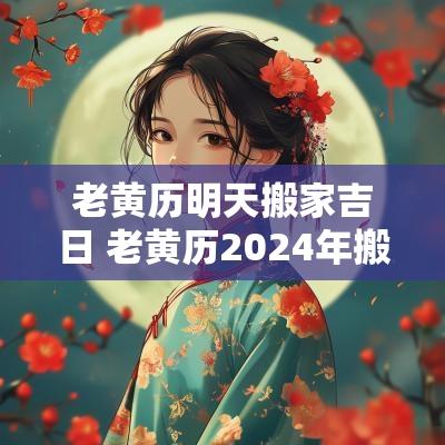 老黄历明天搬家吉日 老黄历2025年搬家吉日