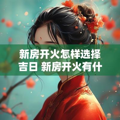 新房开火怎样选择吉日 新房开火有什么讲究