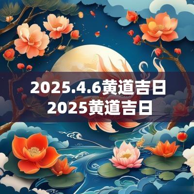 2025.4.6黄道吉日 2025黄道吉日