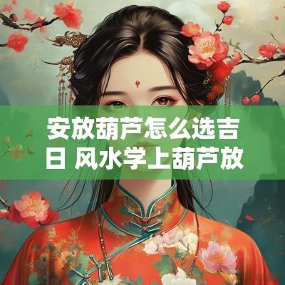 安放葫芦怎么选吉日 风水学上葫芦放在哪个位置好