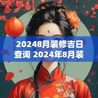 20258月装修吉日查询 2025年8月装修吉日一览表