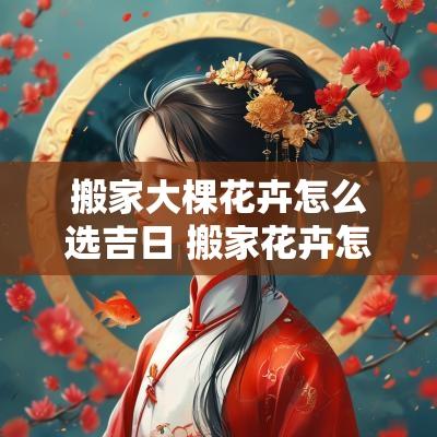搬家大棵花卉怎么选吉日 搬家花卉怎么搬