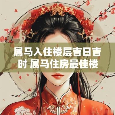 属马入住楼层吉日吉时 属马住房最佳楼层