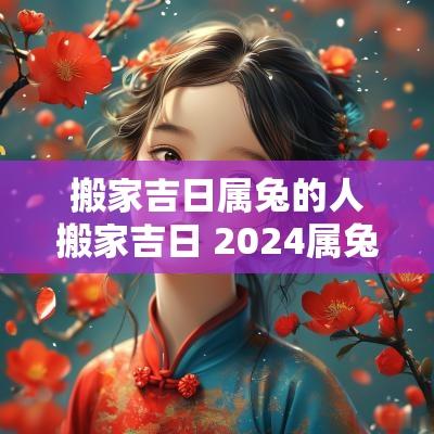 搬家吉日属兔的人搬家吉日 2025属兔搬家的黄道吉日