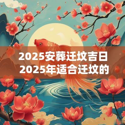 2025安葬迁坟吉日 2025年适合迁坟的日子
