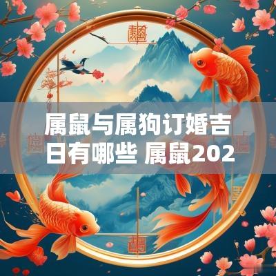属鼠与属狗订婚吉日有哪些 属鼠2025年订婚吉日有哪些