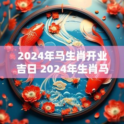 2025年马生肖开业吉日 2025年生肖马的全年运势及运程