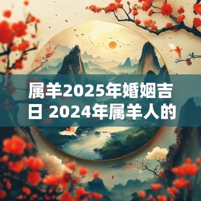 属羊2025年婚姻吉日 2025年属羊人的婚姻状况如何