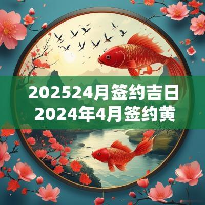 202524月签约吉日 2025年4月签约黄道吉日有哪几天