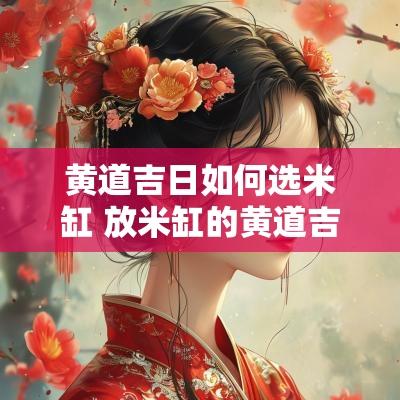 黄道吉日如何选米缸 放米缸的黄道吉日