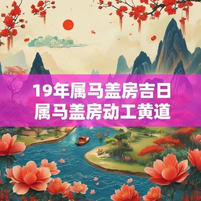 19年属马盖房吉日 属马盖房动工黄道吉日3月