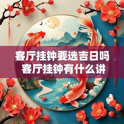 客厅挂钟要选吉日吗 客厅挂钟有什么讲究