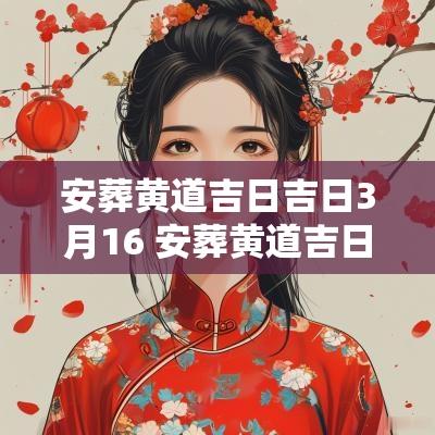 安葬黄道吉日吉日3月16 安葬黄道吉日查询2025年4月