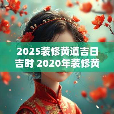 2025装修黄道吉日吉时 2025年装修黄道吉日一览表