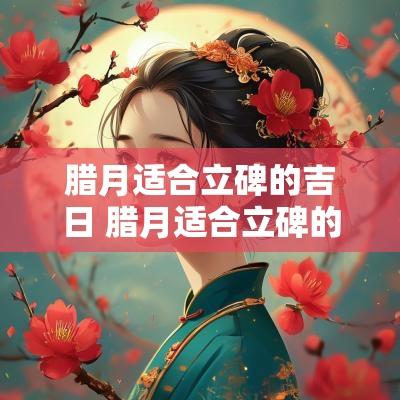 腊月适合立碑的吉日 腊月适合立碑的吉日有哪几天