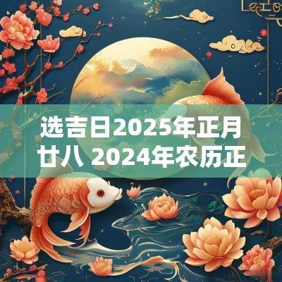 选吉日2025年正月廿八 2025年农历正月廿八时辰吉凶