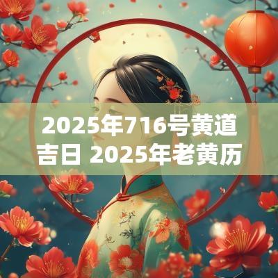 2025年716号黄道吉日 2025年老黄历