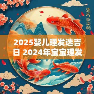 2025婴儿理发选吉日 2025年宝宝理发吉日