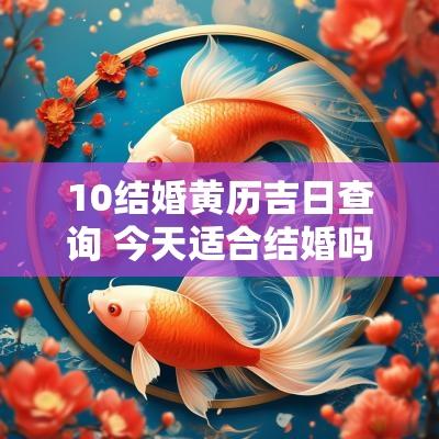 10结婚黄历吉日查询 今天适合结婚吗黄历吉日查询