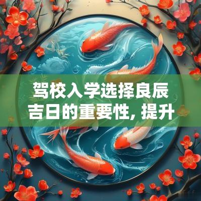 驾校入学选择良辰吉日的重要性, 提升您的驾驶之旅