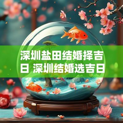 深圳盐田结婚择吉日 深圳结婚选吉日