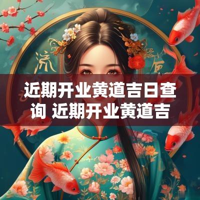 近期开业黄道吉日查询 近期开业黄道吉日11月