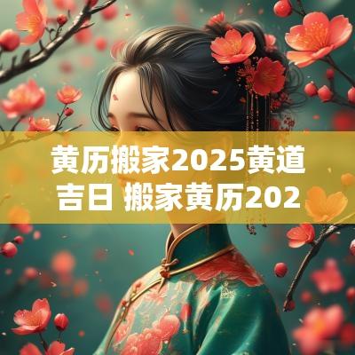 黄历搬家2025黄道吉日 搬家黄历2025年