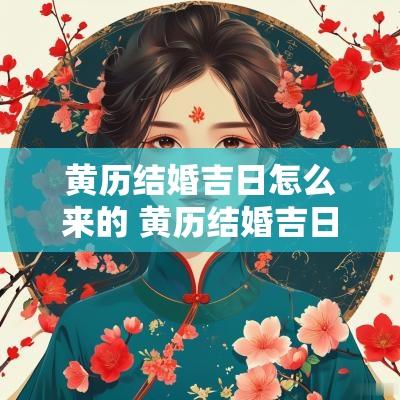 黄历结婚吉日怎么来的 黄历结婚吉日查询2025