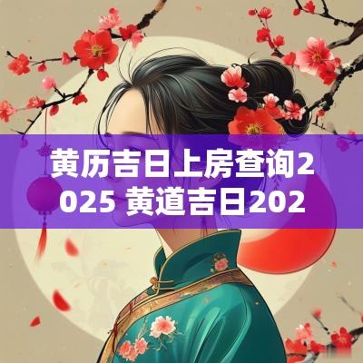 黄历吉日上房查询2025 黄道吉日2025年老黄历