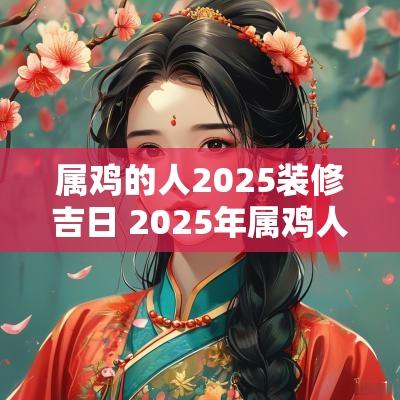 属鸡的人2025装修吉日 2025年属鸡人好不好