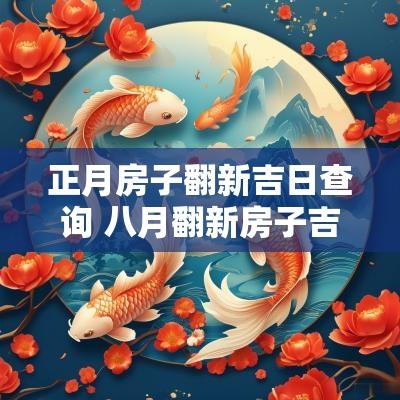 正月房子翻新吉日查询 八月翻新房子吉日