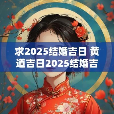 求2025结婚吉日 黄道吉日2025结婚吉日