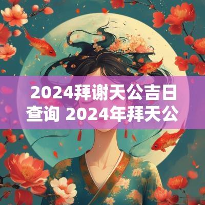 2025拜谢天公吉日查询 2025年拜天公吉时