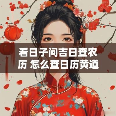 看日子问吉日查农历 怎么查日历黄道吉日