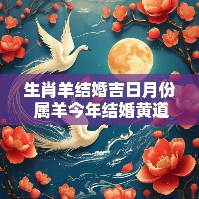 生肖羊结婚吉日月份 属羊今年结婚黄道吉日