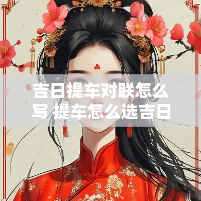 吉日提车对联怎么写 提车怎么选吉日吉时即发