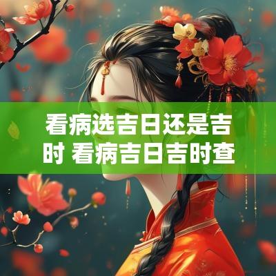 看病选吉日还是吉时 看病吉日吉时查询