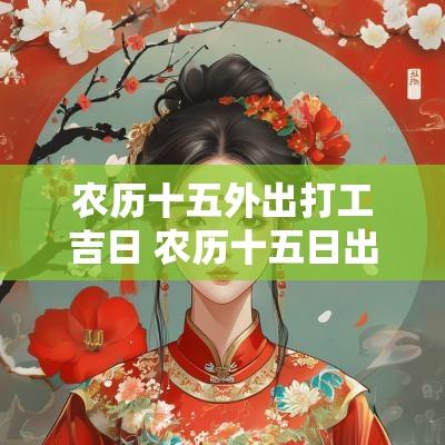 农历十五外出打工吉日 农历十五日出生的人命运