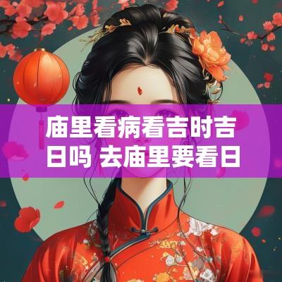 庙里看病看吉时吉日吗 去庙里要看日子吗