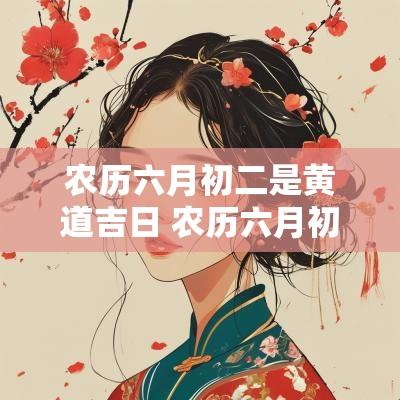 农历六月初二是黄道吉日 农历六月初二是什么意思