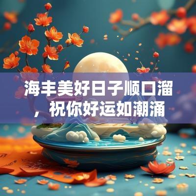 海丰美好日子顺口溜，祝你好运如潮涌