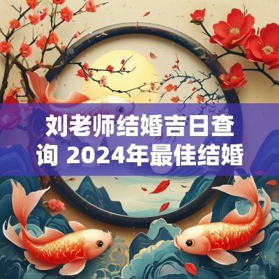 刘老师结婚吉日查询 2025年最佳结婚吉日查询老黄历